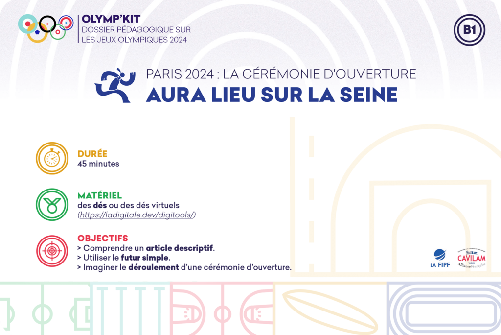 La cérémonie d’ouverture - OLYMP'KIT